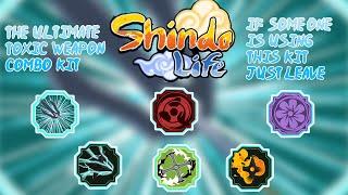 Shindo Life: The Ultimate Kunai Shuriken combo kit | WHO KNEW USING SHURKENS AND KKUNIS CAN BE SO OP