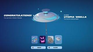 How I Won The *FREE* UTOPIA 'Brella With My Son (Fortnite Season 3 Victory Umbrella Review)