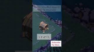 Upgrading Giant Cannon Level 1 to Level 9 | Maxing Giant Cannon Coc