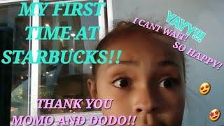 MY FIRST TIME GOING TO STARBUCKS!|THE JMN SQUAD!    !#starbucks 