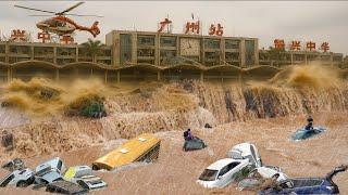 China in chaos: Three Gorges Dam releases water, floods submerge Guangdong, landslide kills 5