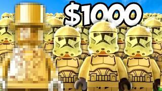 $1 vs $1,000 LEGO MYSTERY MINIFIGURE box...