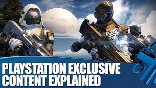 Destiny on PS4 - All The PlayStation Exclusive Content Detailed