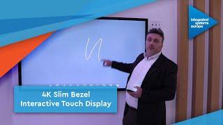 ISE 2020 – 4K Slim Bezel Interactive Touch Display