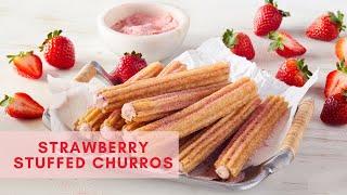 How to make Strawberry Stuffed Churros