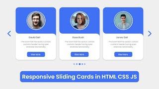 How to make Responsive Card Slider in HTML CSS & JavaScript | SwiperJs