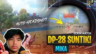 TUTORIAL SUNTIK DP-28 X4 ?! SCRIM MATCH SSS !! | PUBG Mobile