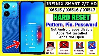 How to Hard Reset Infinix Smart 7 | 100% OK | (X6515), Delete Pin, Pattern, Password lock 2024