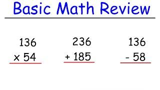 Basic Math Review