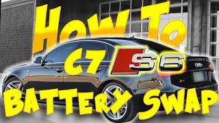 DIY - How to Replace and Recode Your C7 Audi S6 Battery