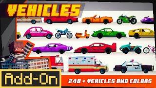 Vehicles Add-On | Minecraft Marketplace Addon | Showcase