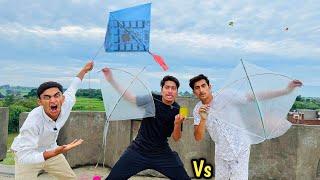 PlasticBag Kite Flying & Havey Rain | Kite