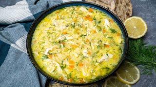 Avgolemono — Greek Lemon Chicken Soup