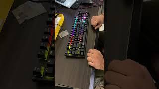 Ant Esports MK3400 V3 Pro Mechanical Gaming Keyboard, RGB 104 Keys Ultra-Slim LED Backlit Colours