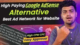 Best High Paying Google Adsense Alternatives Instant Approval High CPC/CPM | For Beginner