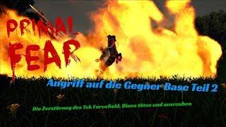 D4G4 ARK Primal Fear MOD Tek Hunter #4 | Base Raid Tek Forcefield Zerstörung #2 | [Deutsch|German]