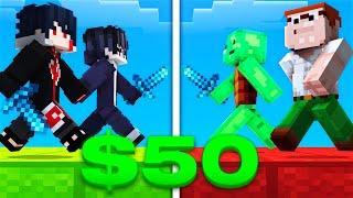 Destroying Pros In A $50 Bedwars Wager