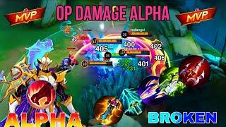 I FINALLY FOUND THE ALPHA BEST BUILD 2025 ! MLBB ALPHA