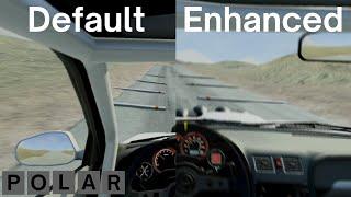 BeamNG - Default Driver Camera Vs. Enhanced Camera