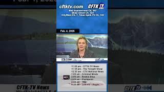 Feb. 4, 2025 News Update Short with Jaylene Matthews - Watch CFTK-TV News weeknights at 5, 6 & 11 pm