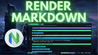 Beautiful markdown documents with render-markdown.nvim