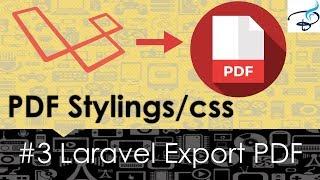 Laravel Export to PDF | Give Styles to PDF file #3