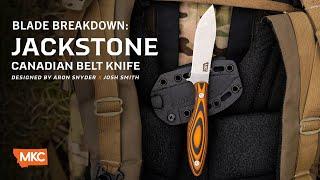 INTRODUCING: THE JACKSTONE  - CANADIAN BELT KNIFE