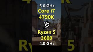 i7 4790k vs Ryzen 5 3600 Test in Games