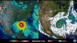 2015 GEOS-5 Simulation of Hurricane Katrina