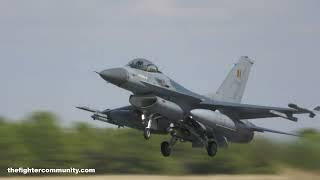 (4K) TLP Flight Ops. F-16AM Belgian Air Component. Tactical Leader ship Programme Albacete.