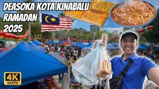 Bazar Ramadan Deasoka Kota Kinabalu 2025 | TERJAH‼️BAZAAR RAMADHAN 2025 | Malaysia Street Food