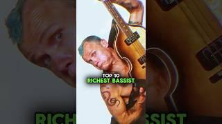 TOP 10 RICHEST BASSISTS IN ROCK HISTORY! #shorts #musichistory #music #musician