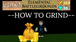 how to afk farm! in elemental battlegrounds!!!