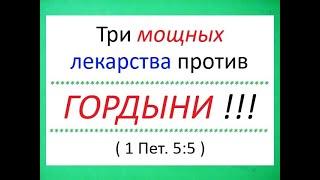 Как побеждать ГОРДЫНЮ. Три хороших ПРИЁМА борьбы против ВЫСОКОМЕРИЯ. Воспитание смирения.