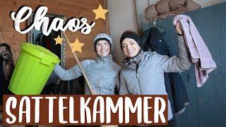 CHAOS SATTELKAMMER wird aufgeräumt | Einblick in unsere Sattelkammer | Vlog 21 | vic.adventure