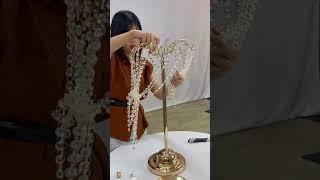 How to assemble a tassel flower centerpieces