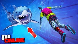 THE WINNER TAKES $ 100 !!! TRIATHLON IN THE UNDERWATER LABYRINTH IN GTA 5 ONLINE (#shorts)