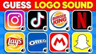 Guess The Logo Sound  McDonald's, Pepsi, Facebook, TikTok | Monkey Quiz