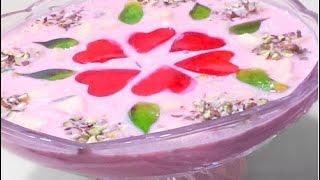 Lab-e-Shireen - Arabian Dessert Recipe  لب شیرین، یک نوع کستر عربی بسیار لذیذ