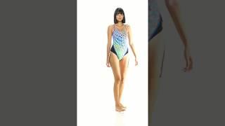 MP Michael Phelps Women's Chrystal Racerback One Piece Swimsuit | SwimOutlet.com