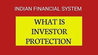 What is investor protection || Investor Protection in hindi