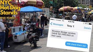 Carts with NO PRICING?  | NYC Hot Dog Stands