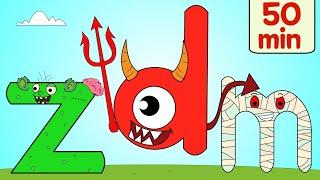 Halloween Alphabet Monsters Song + More Kids Songs | English Tree TV