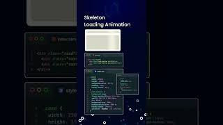 Skeleton Loading Animation.   #css #htmlcss #html5css3 #csstips #animation #programmer #csstrick