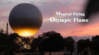 Paris 2024 Olympics cauldron / Flying Olympic flame