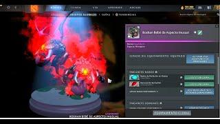 Dota 2 Baby Roshan - Vermillion Renewal+Trail of Burning Doom