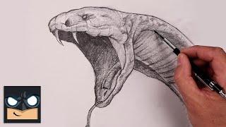 How To Draw a Cobra | Sketch Tutorial