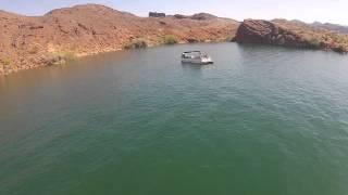 Spring break pontoon party