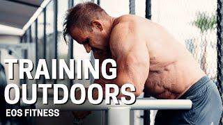 TRAINING OUTDOORS | CHEST DAY | EOS FITNESS, LAS VEGAS