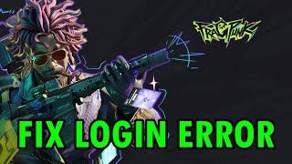 How To Fix FragPunk Login Error | #fragpunk